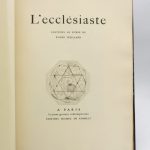 Couverture du livre Estimation du livre « l’Ecclésiaste »