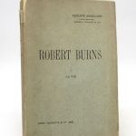 Couverture du livre Estimation du livre « robert Burns : La Vie – Les Oeuvres »