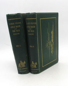 Estimation Edition originale - Couverture du livre Estimation du livre « the Albert N’Yanza, Great Basin of the Nile and Explorations of the Nile Sources »