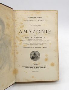 Estimation Voyages-Atlas - Couverture du livre Estimation du livre « les Français en Amazonie »