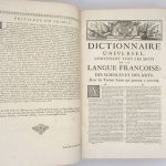 Couverture du livre Estimation du livre « dictionnaire universel françois et latin [suivi de :] Dictionarium universale latino-gallicum »
