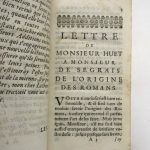 Couverture du livre Estimation du livre « traité de l’origine des romans »