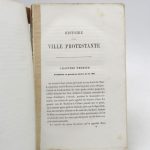 Couverture du livre Estimation du livre « histoire d’une ville protestante »