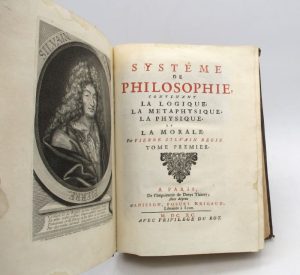 Estimation Edition originale - Couverture du livre Estimation du livre « système de philosophie contenant la Logique, la Métaphysique, la Physique et la Morale »