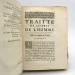 Couverture du livre Estimation du livre « traitté de l’esprit de l’Homme de ses facultez et fonctions, et de son union avec le corps. Suivant les principes de René Descartes »