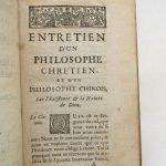 Couverture du livre Estimation du livre « entretien d’un philosophe chrétien et d’un philosophe chinois, sur l’existence & la nature de Dieu [suivi de :] Avis touchant l’Entretien philosophe chrétien et d’un philosophe chinois »