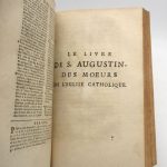 Couverture du livre Estimation du livre « les deux livres de S. Augustin sur la véritable religion, et des moeurs de l’Église catholique »