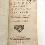 Couverture du livre Estimation du livre « les Oeuvres de Cyrano de Bergerac »