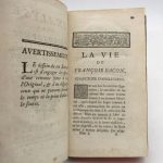 Couverture du livre Estimation du livre « analyse de la philosophie du chancelier François Bacon avec sa vie »