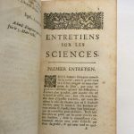 Couverture du livre Estimation du livre « entretiens sur les sciences, dans lesquels on apprend comment l’on se doit servir des sciences, pour se faire l’esprit, & le coeur droit. Avec la méthode d’étudier »