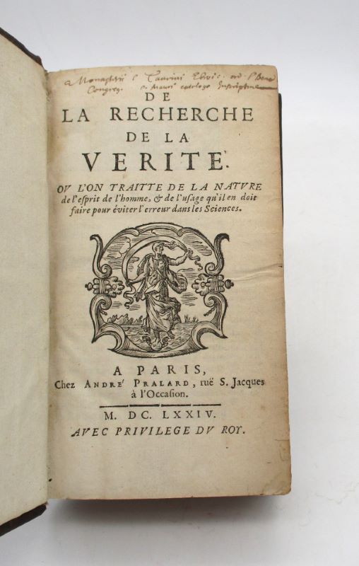 Couverture du livre Estimation du livre « de la recherche de la vérité. Où l’on traitte de la nature de l’esprit de l’homme, & de l’usage qu’il en doit faire pour éviter l’erreur dans les sciences : tome Ier seul »