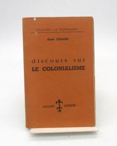 Estimation Edition originale - Couverture du livre Estimation du livre « discours sur le colonialisme »