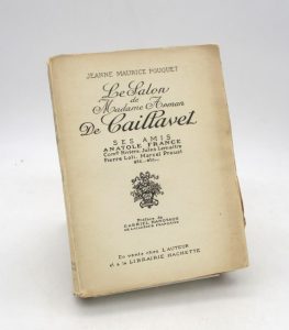 Estimation Edition originale - Couverture du livre Estimation du livre « le Salon de Madame Arman de Caillavet »