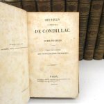 Couverture du livre Estimation du livre « oeuvres complètes de Condillac »