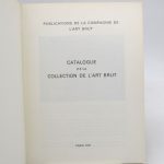 Couverture du livre Estimation du livre « catalogue de la collection de l’art brut »
