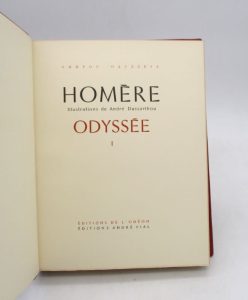 Estimation Livre illustré - Couverture du livre Estimation du livre « illiade [et] Odyssée »