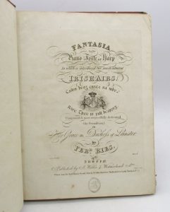Estimation Arts de vivre – Gastronomie - Couverture du livre Estimation du livre « recueil de 12 partitions de piano-forte »