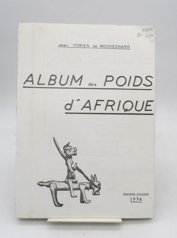 Couverture du livre Estimation du livre « albums des poids d’Afrique »