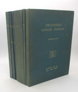Estimation Arts de vivre – Gastronomie - Couverture du livre Estimation du livre « bibliothèque Raphaël Esmerian »