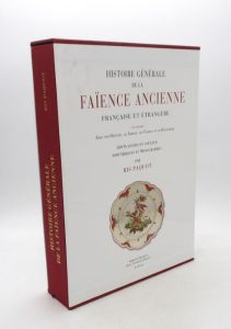 Estimation Arts de vivre – Gastronomie - Couverture du livre Estimation du livre « histoire générale de la faïence ancienne française et étrangère »