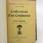 Couverture du livre Estimation du livre « les Confessions d’un Condamné »