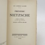 Couverture du livre Estimation du livre « nietzsche »