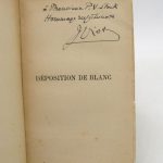 Couverture du livre Estimation du livre &laquo;&nbsp;déposition de blanc&nbsp;&raquo;