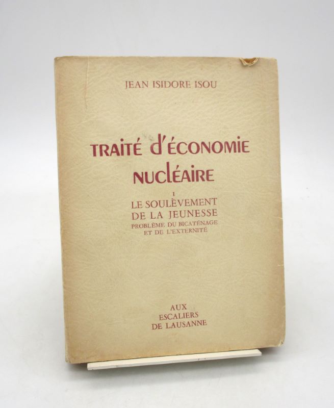Couverture du livre Estimation du livre « traité d’économie nucléaire I : Le Soulèvement de la jeunesse – Problème du bicaténage et de l’externité »