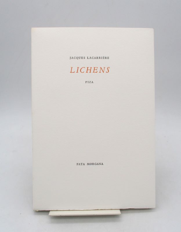 Couverture du livre Estimation du livre « lichens »