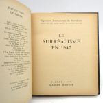 Couverture du livre Estimation du livre « le Surréalisme en 1947 »