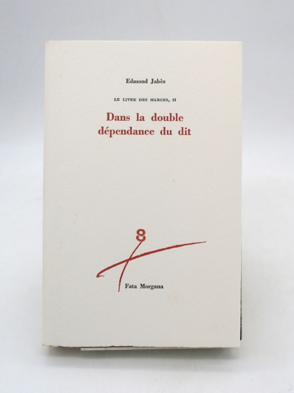 Couverture du livre Estimation du livre « le Livre des marges II – Dans la double dépendance du dit »