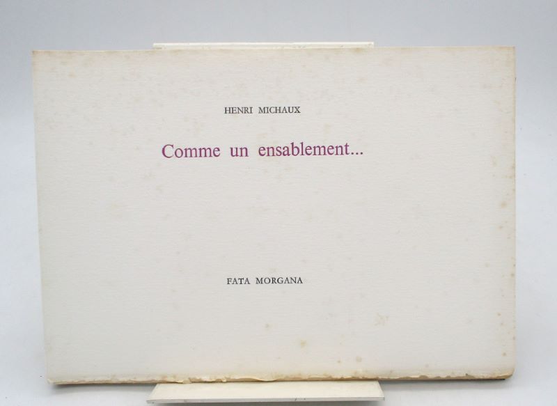 Couverture du livre Estimation du livre « comme un ensablement… »
