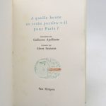Couverture du livre Estimation du livre « À quelle heure un train partira-t-il pour Paris ? »