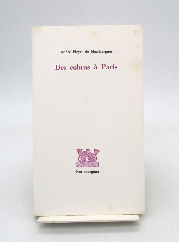 Couverture du livre Estimation du livre « des cobras à Paris »