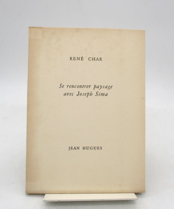 Couverture du livre Estimation du livre « se rencontrer paysage avec Joseph Sima »
