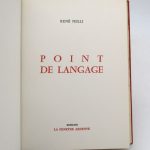 Couverture du livre Estimation du livre « point de langage »