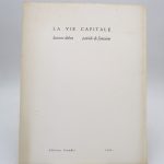Couverture du livre Estimation du livre « la Vie capitale »