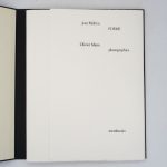 Couverture du livre Estimation du livre « un poème & trois photographies »