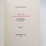 Couverture du livre Estimation du livre « inter Aerias Fago [et]  Dans l’air entre les branches des hêtres »