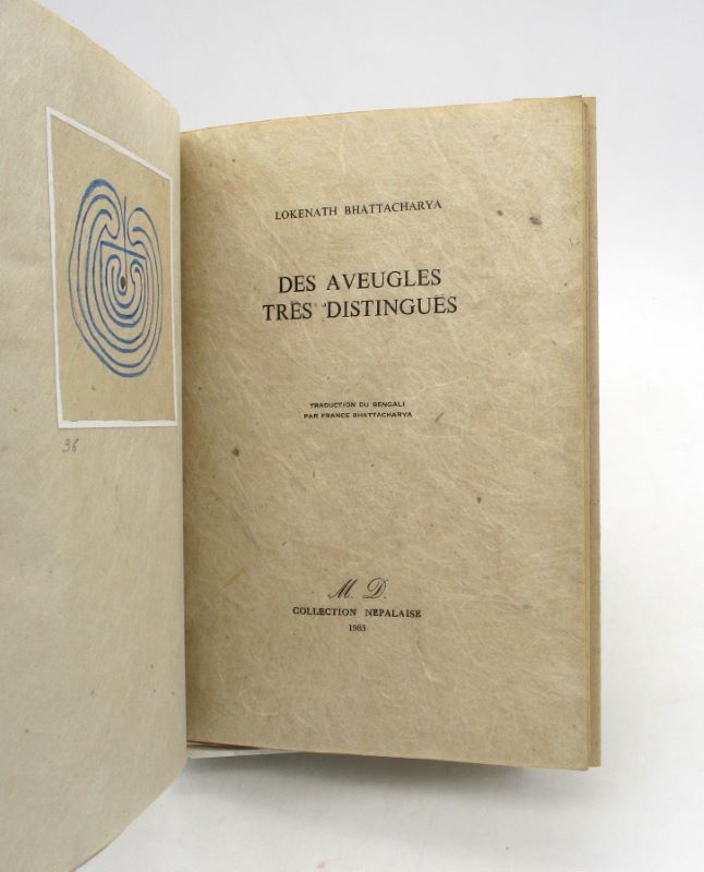 Couverture du livre Estimation du livre « des aveugles très distingués »