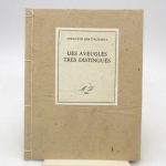 Couverture du livre Estimation du livre « des aveugles très distingués »