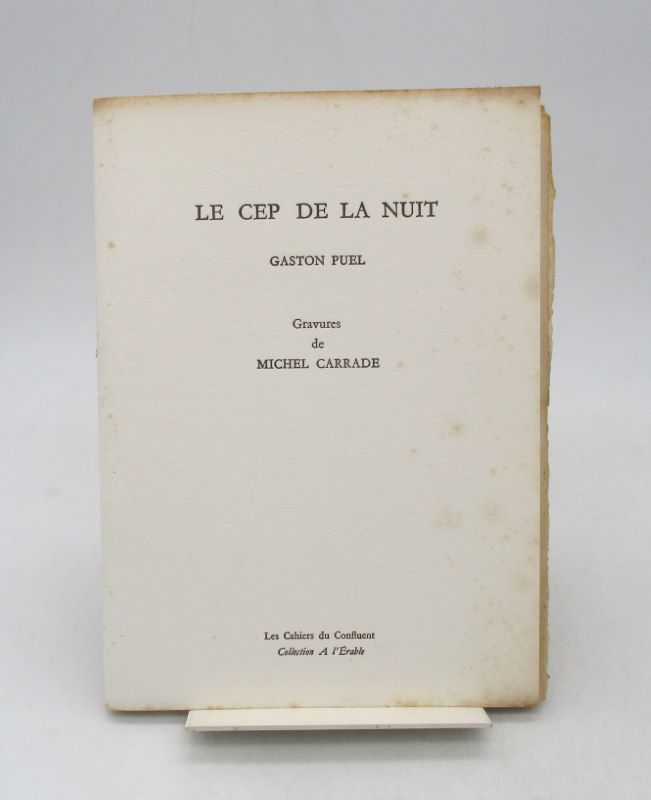 Couverture du livre Estimation du livre « le Cep de la nuit »