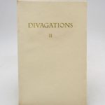 Couverture du livre Estimation du livre « divagations »