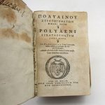 Couverture du livre Estimation du livre « polyaeni Stratagematum Libri octo »