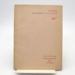 Couverture du livre Estimation du livre « poèmes »