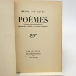 Couverture du livre Estimation du livre « poèmes »
