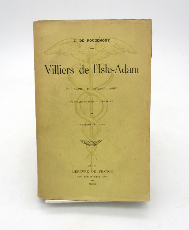 Couverture du livre Estimation du livre « villiers de l’Isle-Adam : biographie et bibliographie »