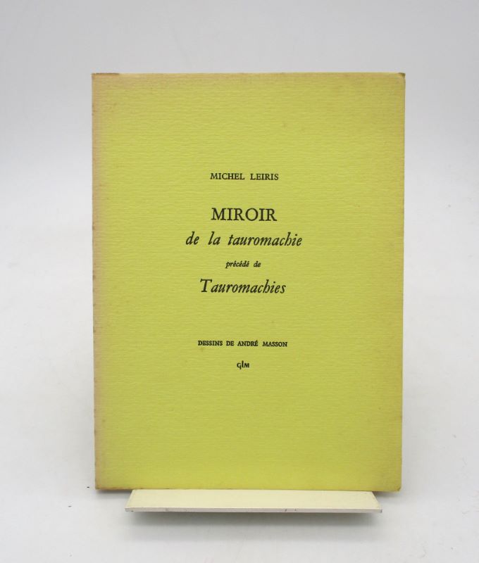 Couverture du livre Estimation du livre « miroir de la tauromachie précédé de Tauromachies »