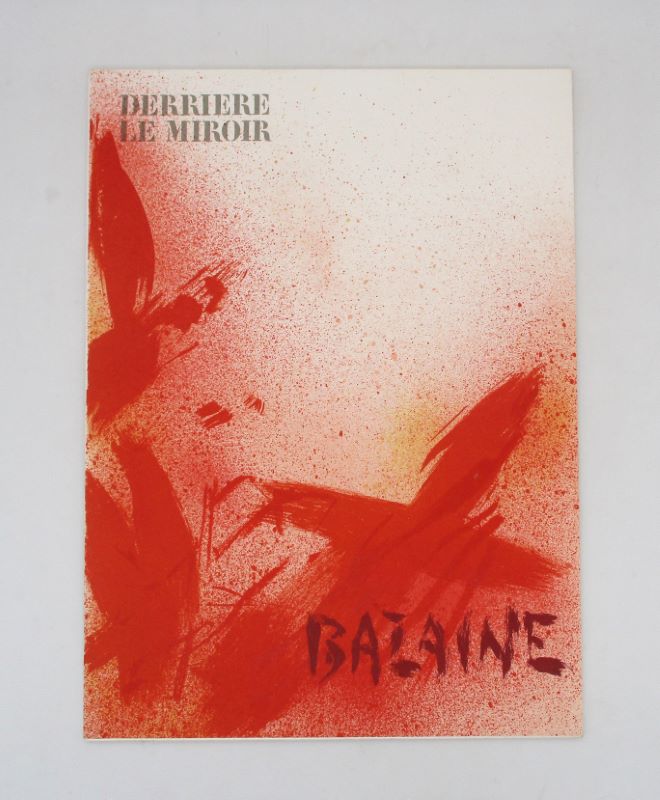 Couverture du livre Estimation du livre « derrière le miroir : Bazaine »