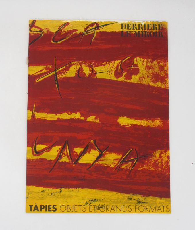 Couverture du livre Estimation du livre « derrière le miroir : Tàpies – Objets et grands formatss »